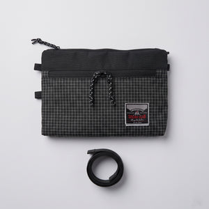 Off-Route sling bag by SNDRY CLUB — black everyday carry and camera sling in ripstop nylon