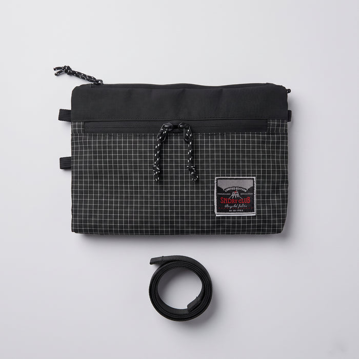 Off-Route sling bag by SNDRY CLUB — black everyday carry and camera sling in ripstop nylon